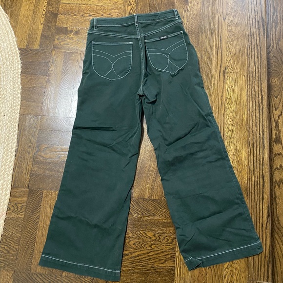 Rollas Green(Ivy) with White Stitching Sailor Jean - Picture 5 of 5